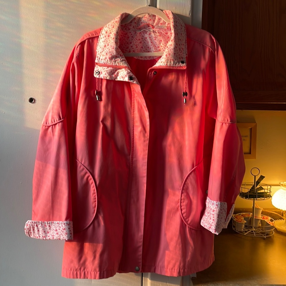 Pretty in Pink Vintage Oversized Jacket